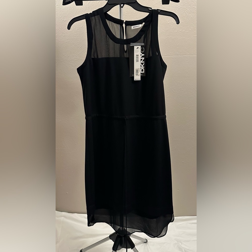 Chic Black DKNYC Midi Dress